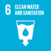 SDG goals icons - Clean water and sanitation