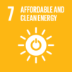 SDG goals icons - Affordable and clean energy